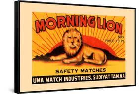 Morning Lion-null-Framed Stretched Canvas