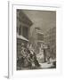 Morning - London streets-William Hogarth-Framed Giclee Print