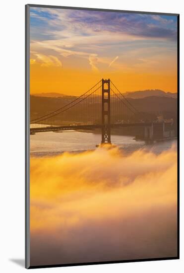 Morning Love, Golden Gate, Fog, Sunrise San Francisco-Vincent James-Mounted Photographic Print