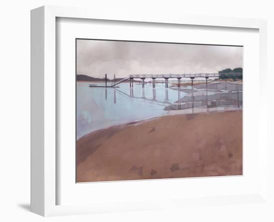 Morning Low Tide-John Rufo-Framed Art Print