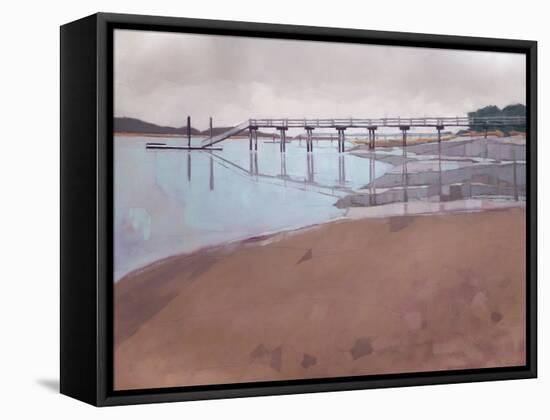 Morning Low Tide-John Rufo-Framed Stretched Canvas