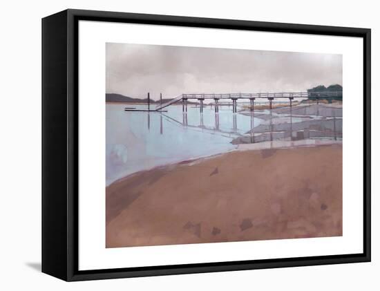 Morning Low Tide-John Rufo-Framed Stretched Canvas