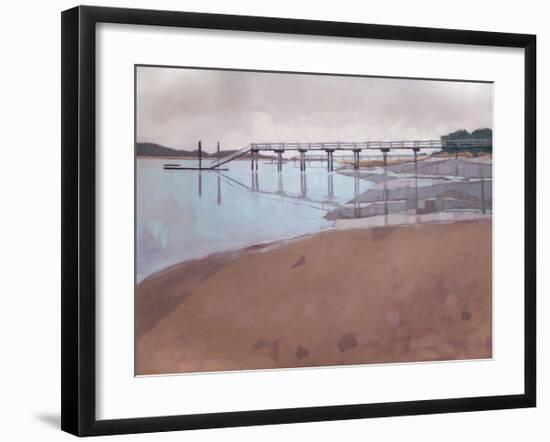 Morning Low Tide-John Rufo-Framed Art Print