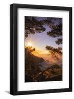 Morning Magic Big Sur Hills, Califnroa Central Coast-Vincent James-Framed Photographic Print