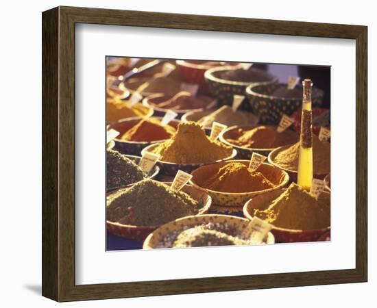 Morning Market Scene in Old Town Nice, France-Connie Ricca-Framed Photographic Print