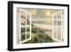 Morning Meditation with Windows-Diane Romanello-Framed Premium Giclee Print