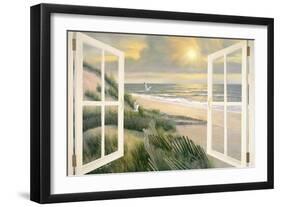 Morning Meditation with Windows-Diane Romanello-Framed Art Print