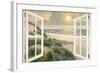 Morning Meditation with Windows-Diane Romanello-Framed Art Print