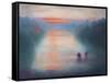 Morning Mist, 2017-Lee Campbell-Framed Stretched Canvas