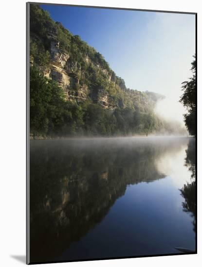 Morning Mist Along the Kentucky River Palisades, Kentucky, USA-Adam Jones-Mounted Photographic Print