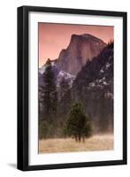 Morning Mist and Half Dome-Vincent James-Framed Photographic Print