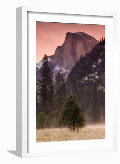 Morning Mist and Half Dome-Vincent James-Framed Photographic Print