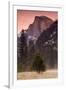 Morning Mist and Half Dome-Vincent James-Framed Photographic Print