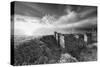 Morning Mist at Golden Gate Bridge, Black and White, San Francisco-Vincent James-Stretched Canvas