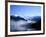 Morning Mist Covers Taisho-Ike Lake and Hodaka Mountain Range, Kamikochi, Nagano, Japan-null-Framed Photographic Print