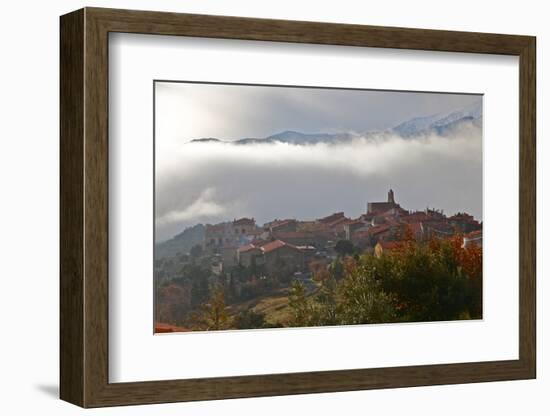 Morning Mist in Arboussols-David Lomax-Framed Photographic Print