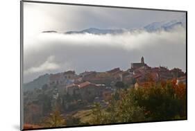 Morning Mist in Arboussols-David Lomax-Mounted Photographic Print