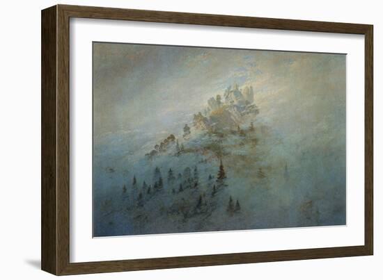 Morning Mist in the Mountains, 1808-Caspar David Friedrich-Framed Giclee Print