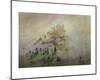 Morning Mist in the Mountains-Caspar David Friedrich-Mounted Giclee Print