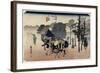 Morning Mist, Mishima, C. 1833-Utagawa Hiroshige-Framed Giclee Print