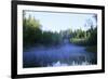 Morning Mist over River Negustyah-Andrey Zvoznikov-Framed Photographic Print