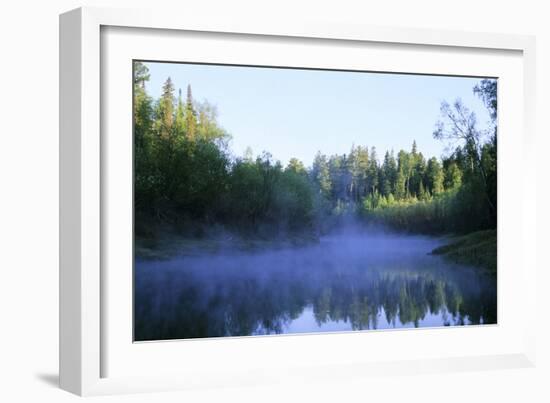 Morning Mist over River Negustyah-Andrey Zvoznikov-Framed Photographic Print