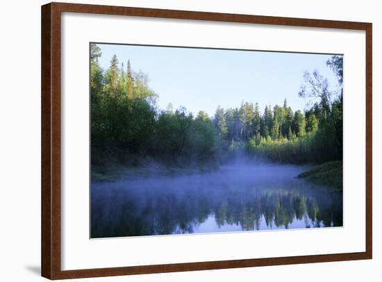 Morning Mist over River Negustyah-Andrey Zvoznikov-Framed Photographic Print