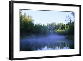 Morning Mist over River Negustyah-Andrey Zvoznikov-Framed Photographic Print