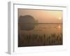 Morning Mist, Sunrise, Limestone Mountain Scenery, Tam Coc, Ninh Binh, North Vietnam-Christian Kober-Framed Photographic Print