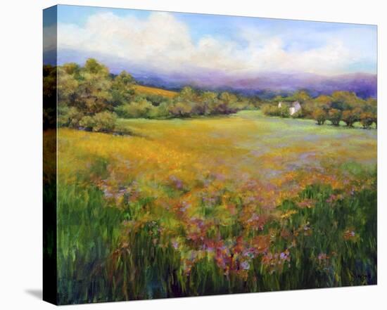 Morning Mist-Jan E^ Moffatt-Stretched Canvas