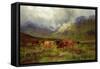 Morning Mists-Louis Bosworth Hurt-Framed Stretched Canvas