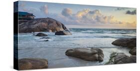 Morning Mood at the Thong Reng Beach, Island Koh Phangan, Thailand-Rainer Mirau-Stretched Canvas