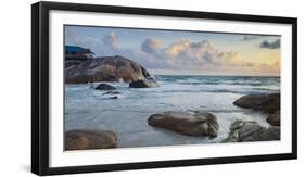 Morning Mood at the Thong Reng Beach, Island Koh Phangan, Thailand-Rainer Mirau-Framed Photographic Print