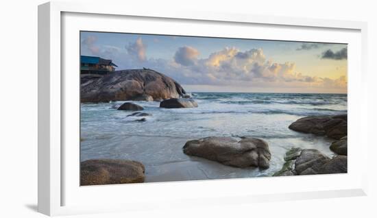 Morning Mood at the Thong Reng Beach, Island Koh Phangan, Thailand-Rainer Mirau-Framed Photographic Print