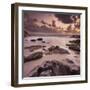 Morning Mood in the Thong Reng Beach, Island Koh Phangan, Thailand-Rainer Mirau-Framed Photographic Print