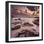 Morning Mood in the Thong Reng Beach, Island Koh Phangan, Thailand-Rainer Mirau-Framed Photographic Print