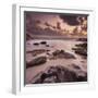 Morning Mood in the Thong Reng Beach, Island Koh Phangan, Thailand-Rainer Mirau-Framed Photographic Print