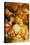 Morning Music-Dante Gabriel Rossetti-Stretched Canvas