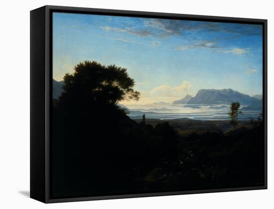 Morning Near Palestrina-Ludwig Richter-Framed Stretched Canvas