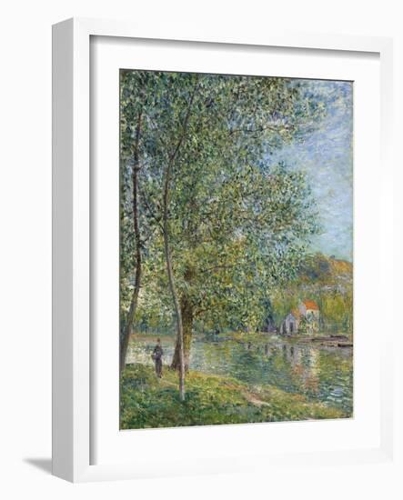 Morning Near the Loing; Matin Pres Du Loing, 1879-Alfred Sisley-Framed Giclee Print