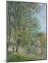 Morning Near the Loing; Matin Pres Du Loing, 1879-Alfred Sisley-Mounted Giclee Print