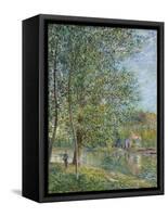 Morning Near the Loing; Matin Pres Du Loing, 1879-Alfred Sisley-Framed Stretched Canvas