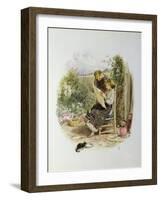 Morning News-Myles Birket Foster-Framed Giclee Print