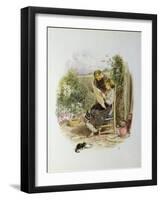 Morning News-Myles Birket Foster-Framed Giclee Print