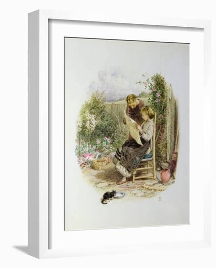 Morning News-Myles Birket Foster-Framed Giclee Print