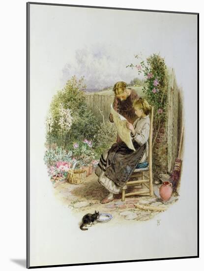 Morning News-Myles Birket Foster-Mounted Giclee Print