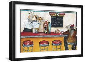 Morning Newspaper-Jennifer Garant-Framed Giclee Print