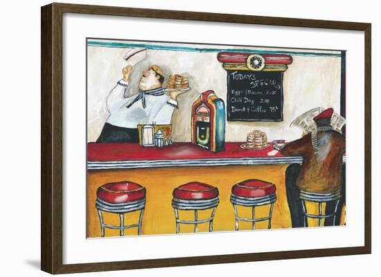 Morning Newspaper-Jennifer Garant-Framed Giclee Print