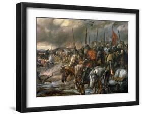 Morning of the Battle of Agincourt, 25th October 1415, 1884-Sir John Gilbert-Framed Giclee Print