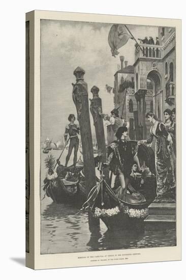 Morning of the Carnival at Venice in the Fifteenth Century-null-Stretched Canvas